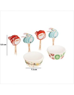 Set 50 pirottini e 25 stecchini decorativi Natale | shopincasa.it