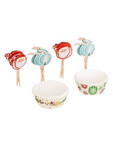 Set 50 pirottini e 25 stecchini decorativi Natale | shopincasa.it