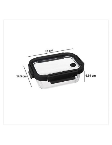Contenitore rettangolare Clipeat S in vetro | shopincasa.it