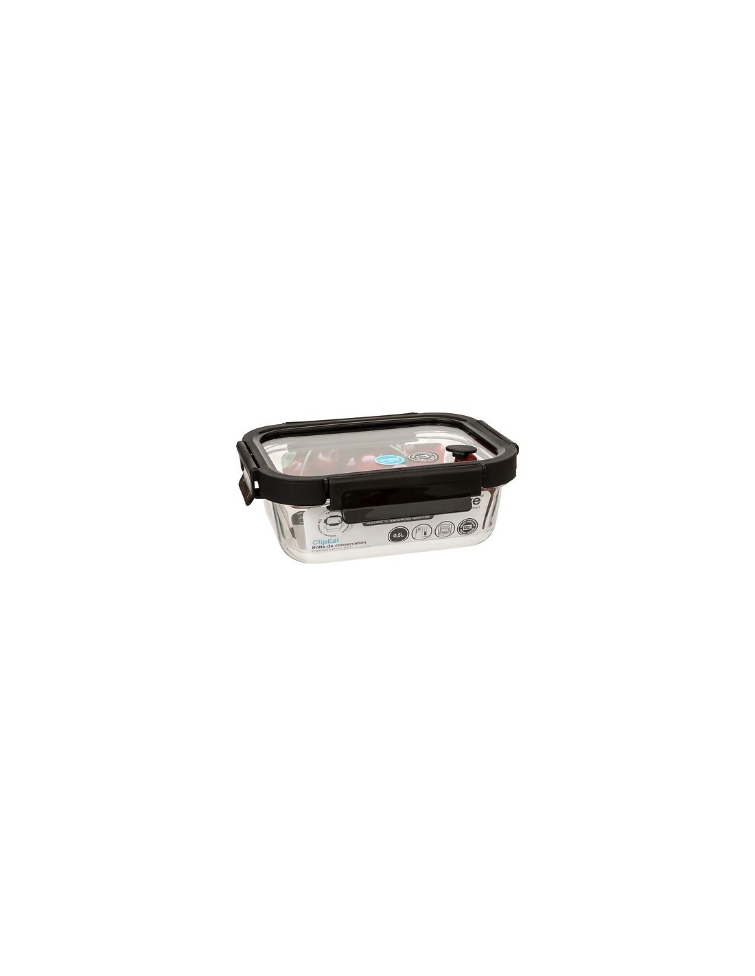 Contenitore rettangolare Clipeat S in vetro | shopincasa.it