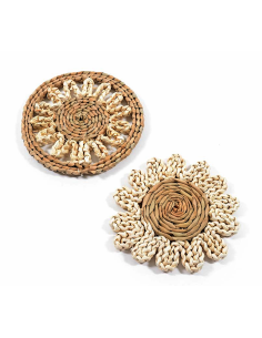 sottopentola fibra naturale 20 cm assortito | shopincasa.it