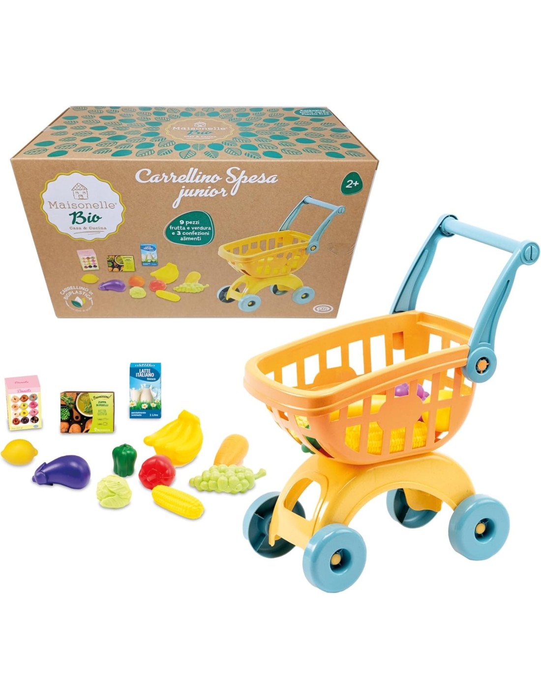 PRESCOLARI: vendita online CARRELLINO DELLA SPESA PER BAMBIN I MAISONELLE 53013 in offerta