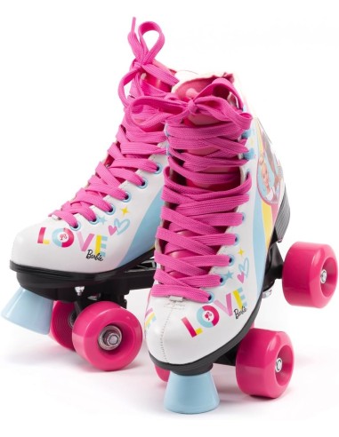 Barbie Pattini a Rotelle Bambina 4 Ruote con Freno Posteriore | Shop in Casa