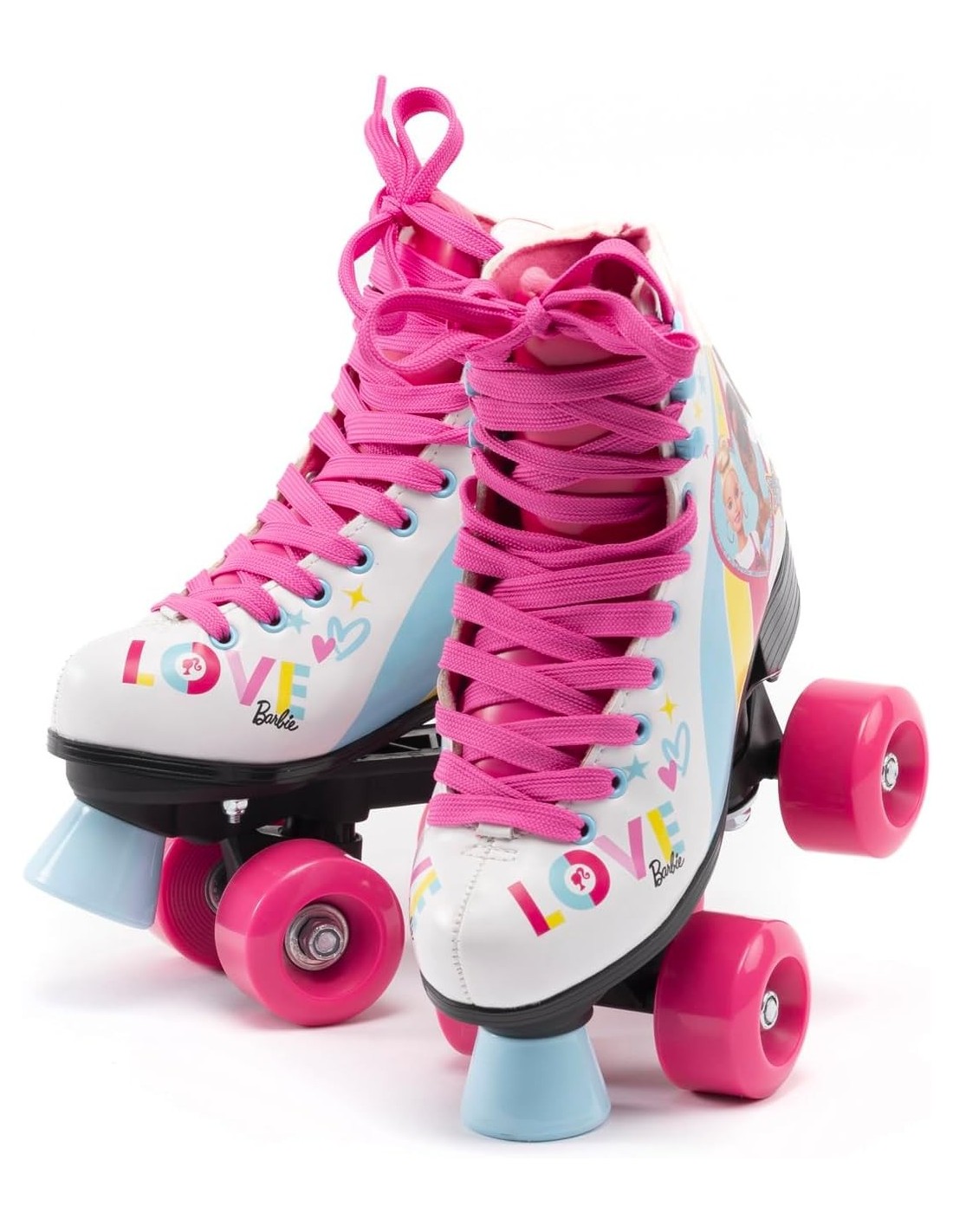 Barbie Pattini a Rotelle Bambina 4 Ruote con Freno Posteriore | Shop in Casa