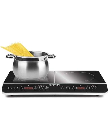 G3 Ferrari G10047 Piastra ad Induzione Doppia "Hi-Tech Chef" 3500W,...