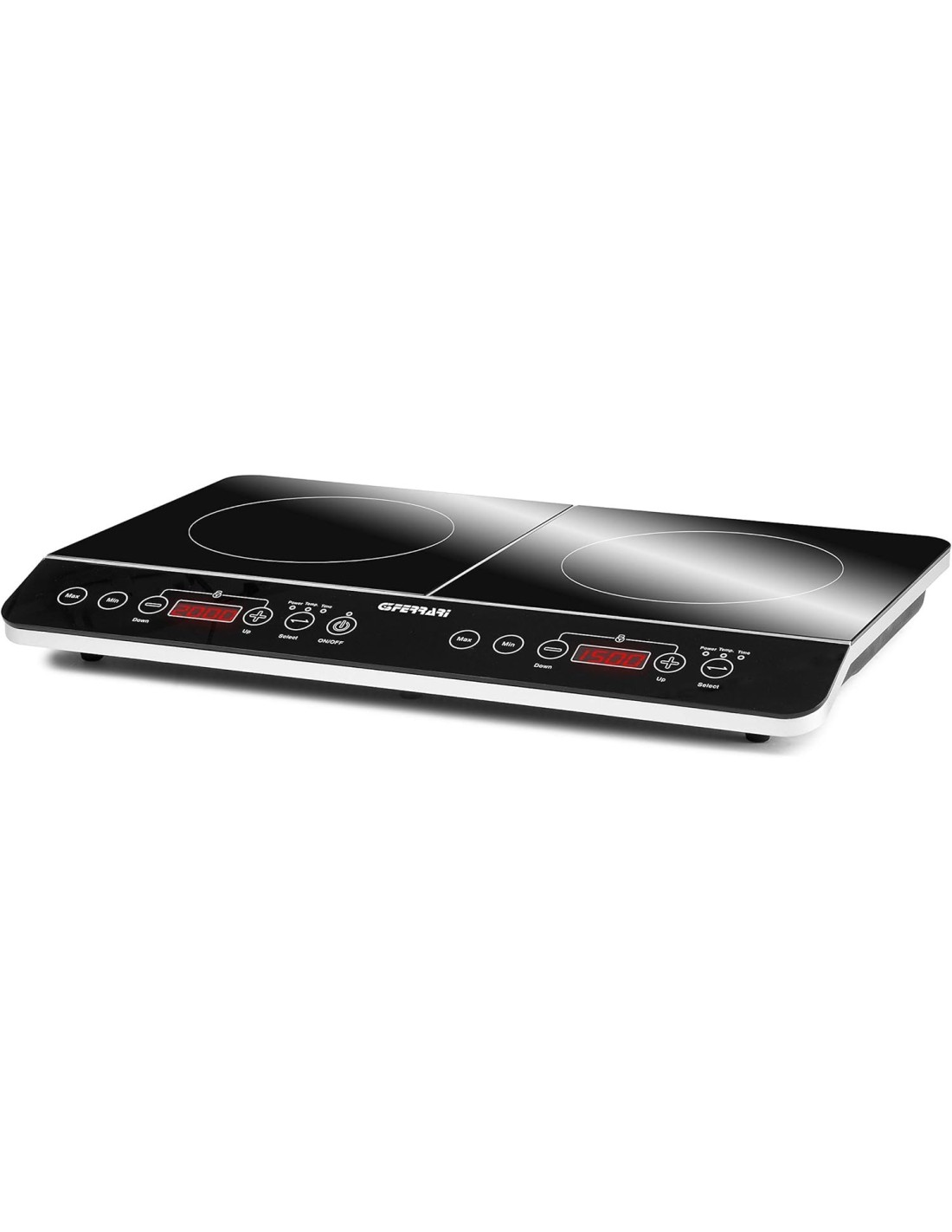 G3 Ferrari G10047 Piastra ad Induzione Doppia "Hi-Tech Chef" 3500W,...