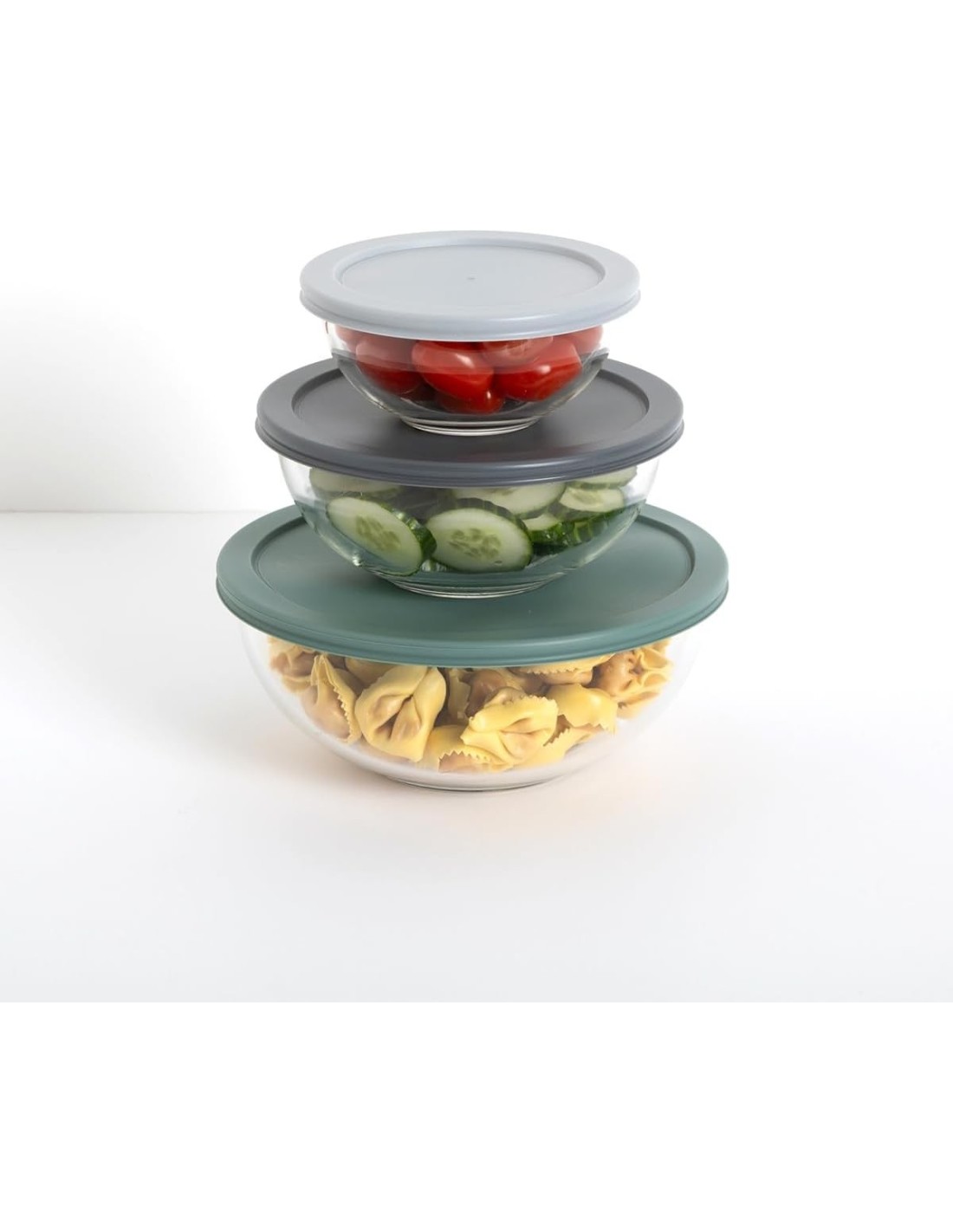 5five set 3 contenitori in vetro borosilicato | shopincasa.it