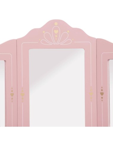 Atmosphera tavolino e sgabello rosa bambini Sissi 60 cm | shopincasa.it