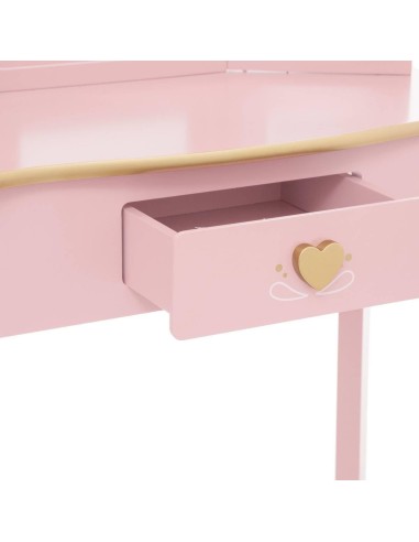 Atmosphera tavolino e sgabello rosa bambini Sissi 60 cm | shopincasa.it