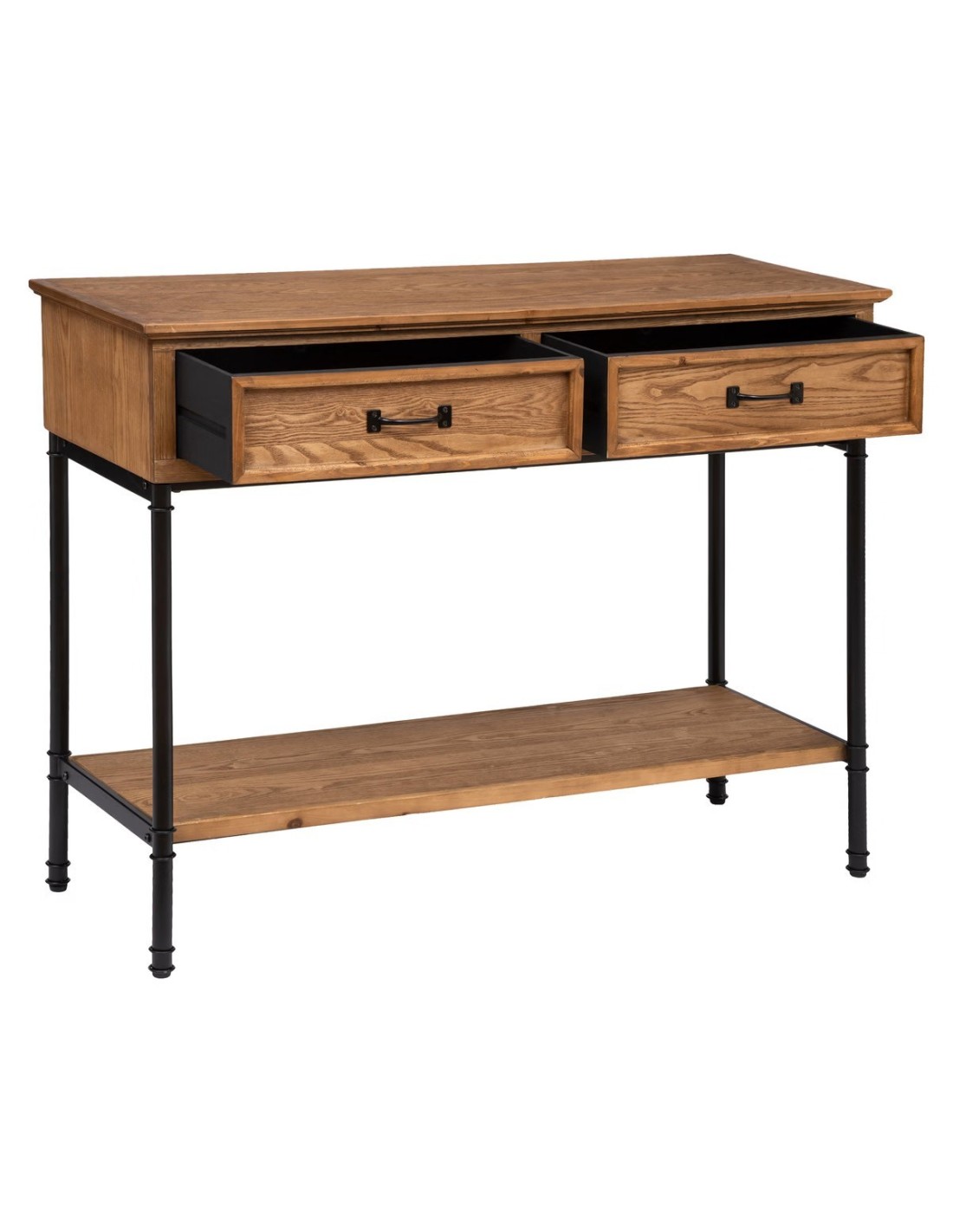 Consolle a 2 cassetti Danik Atmosphera in legno e metallo | shopincasa.it
