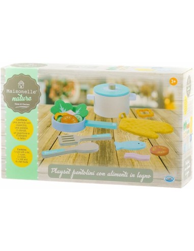 MAISONELLE 53005 SET PENTOLINI CON ALIMENTI su Shop in Casa