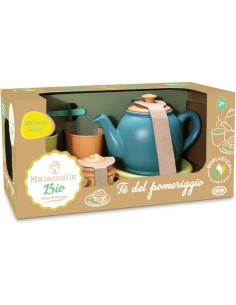 Maisonelle Bio Tè del Pomeriggio Giocattolo con Teiera e Tazzine | Shop in Casa