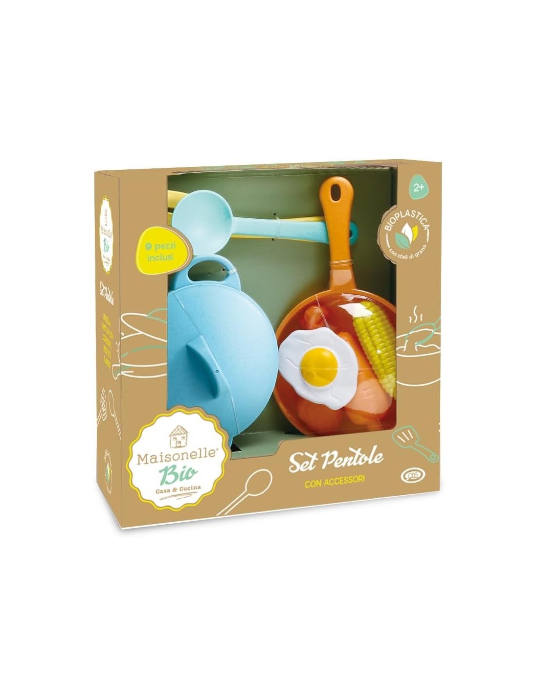 Maisonelle Bio Set Pentole e Accessori Cucina Bambini | Shop in Casa