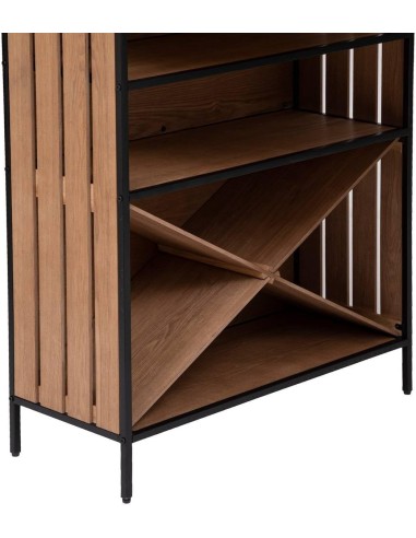 Tavolo da bar Bakos legno e metallo 153x80 cm Atmosphera | shopincasa.it