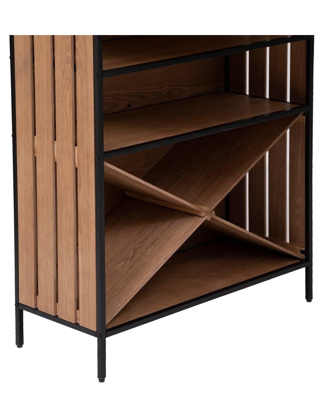 Tavolo da bar Bakos legno e metallo 153x80 cm Atmosphera | shopincasa.it
