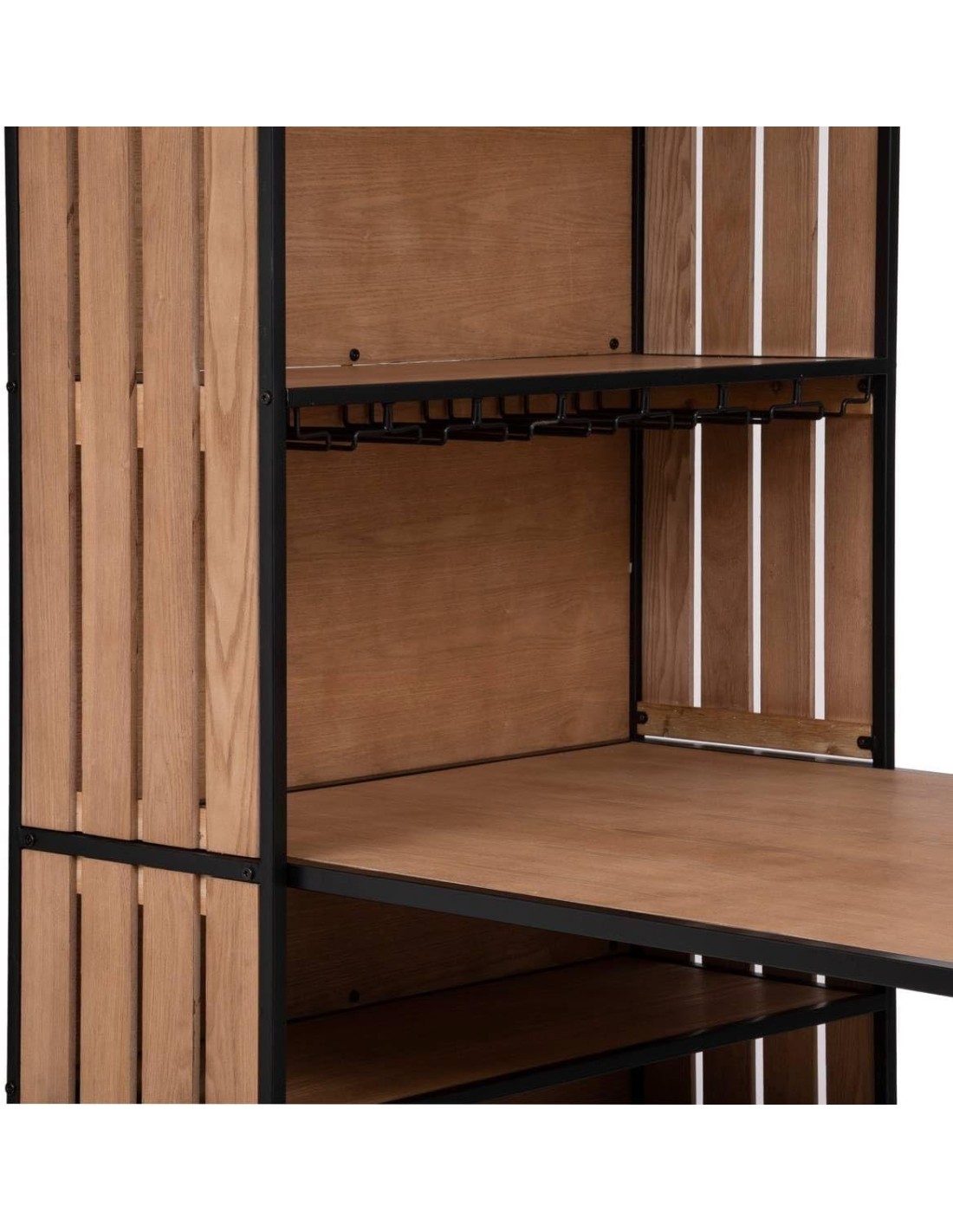 Tavolo da bar Bakos legno e metallo 153x80 cm Atmosphera | shopincasa.it