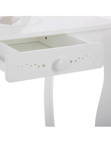 Toeletta e sgabello per bambina Atmosphera con specchio | shopincasa.it