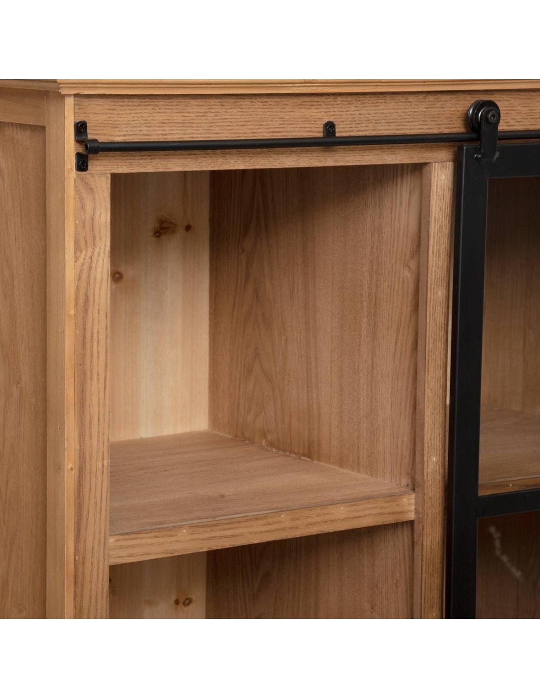 Libreria Danik in legno 80x150 cm con anta scorrevole Atmosphera | shopincasa.it