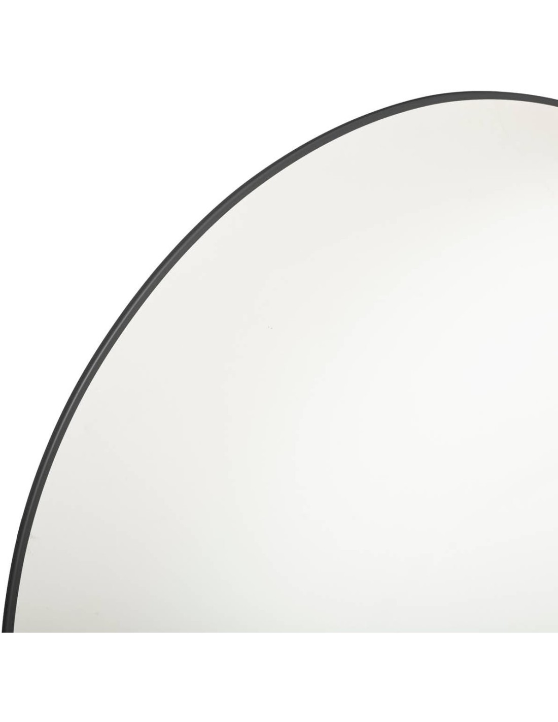 Specchio Alice rotondo Ø76 cm metallo nero Atmosphera | shopincasa.it