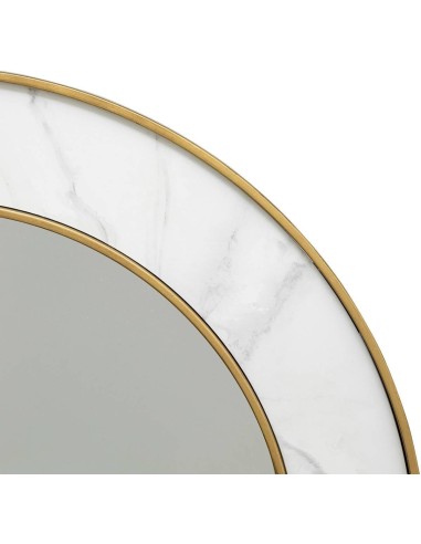 Specchio rotondo Alisha bianco Ø74 cm Atmosphera | shopincasa.it