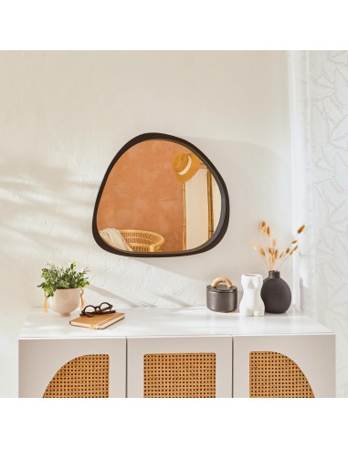 Specchio Wayne nero 63x57 cm Atmosphera | shopincasa.it