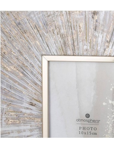Cornice foto Izzie 10x15 cm marrone e dorato | shopincasa.it