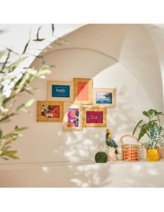 Bacheca Théa 6 foto in legno Atmosphera | shopincasa.it 2