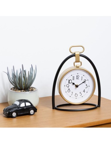 Orologio da tavolo Lona Atmosphera in metallo 21 x 27 cm | shopincasa.it