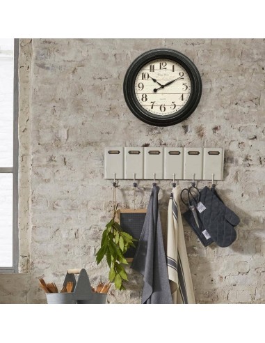 Pendolo da parete Atmosphera modanatura nero D. 29 cm | shopincasa.it