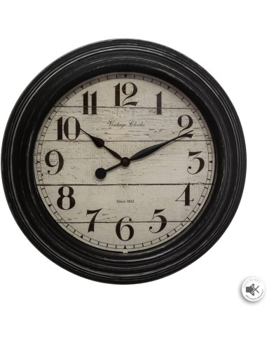 Pendolo da parete Atmosphera modanatura nero D. 29 cm | shopincasa.it