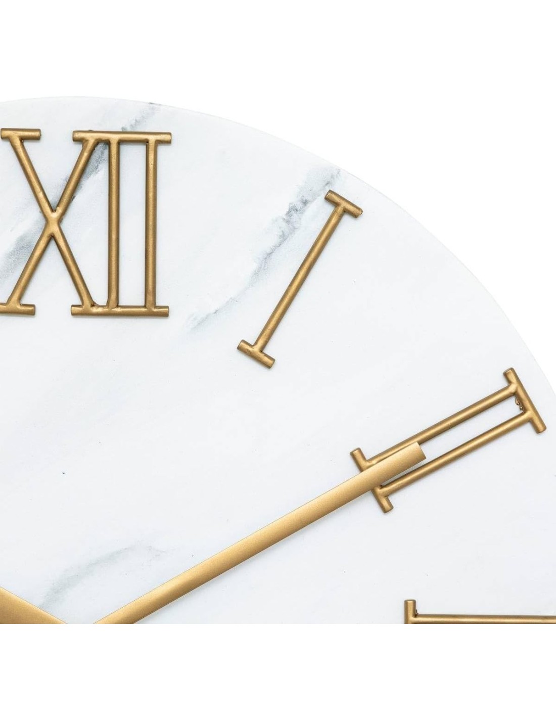 Orologio da parete Alisha Atmosphera in metallo effetto marmo D. 56 cm | shopincasa.it