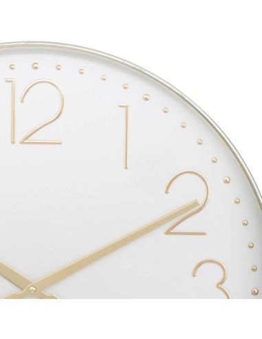 Orologio da parete Laure Atmosphera plastica oro D. 51 cm | shopincasa.it