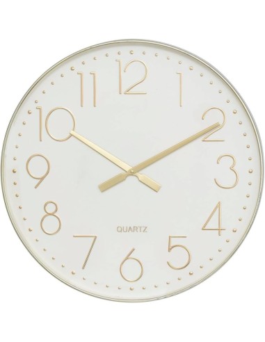 Orologio da parete Laure Atmosphera plastica oro D. 51 cm | shopincasa.it