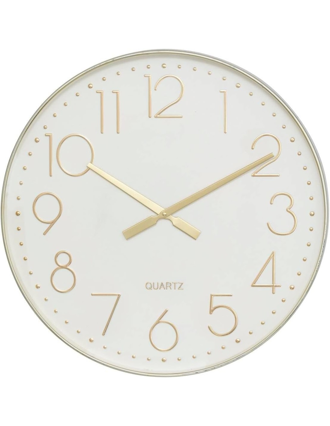 Orologio da parete Laure Atmosphera plastica oro D. 51 cm | shopincasa.it