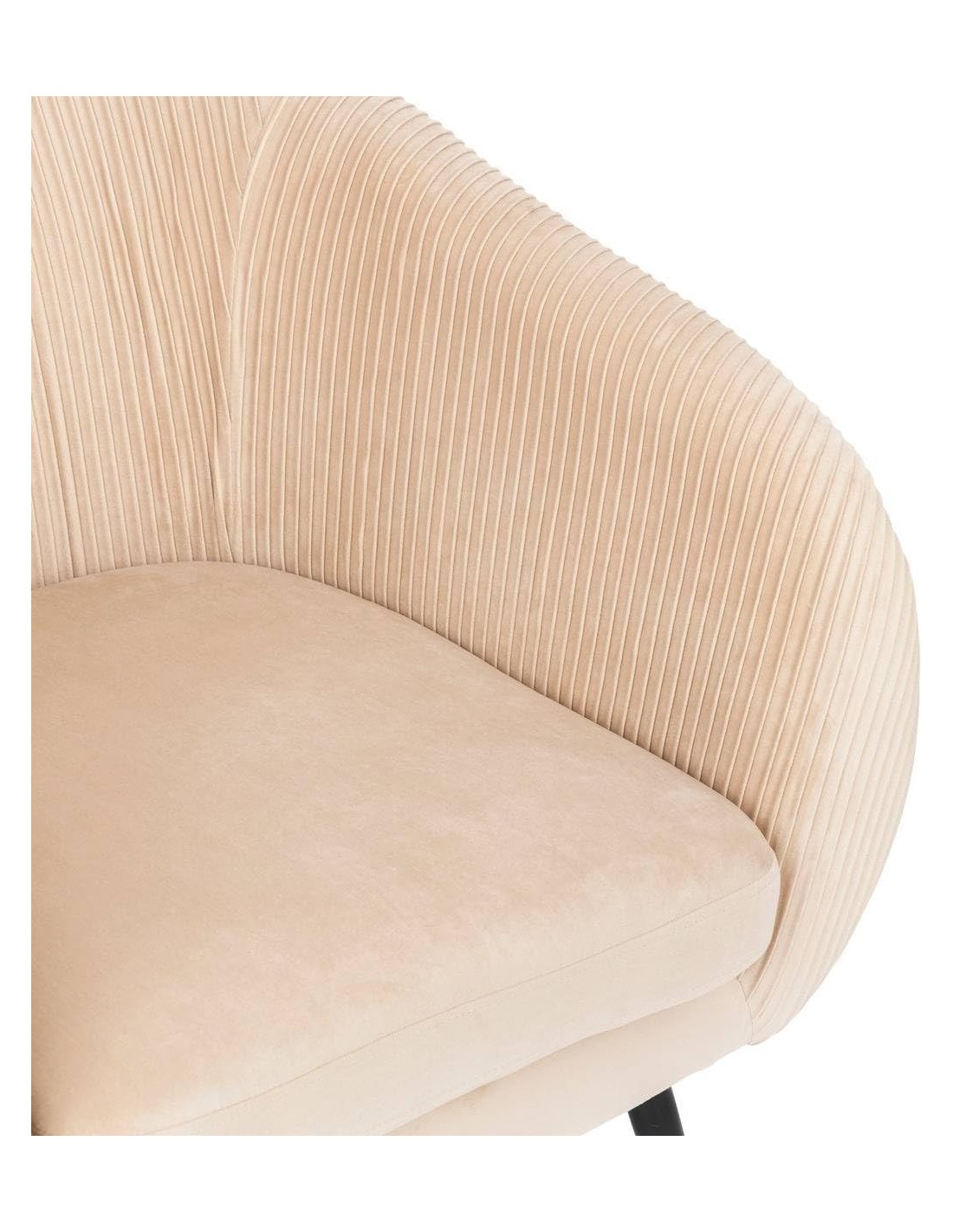Poltrona Solaro Atmosphera in velluto beige | shopincasa.it