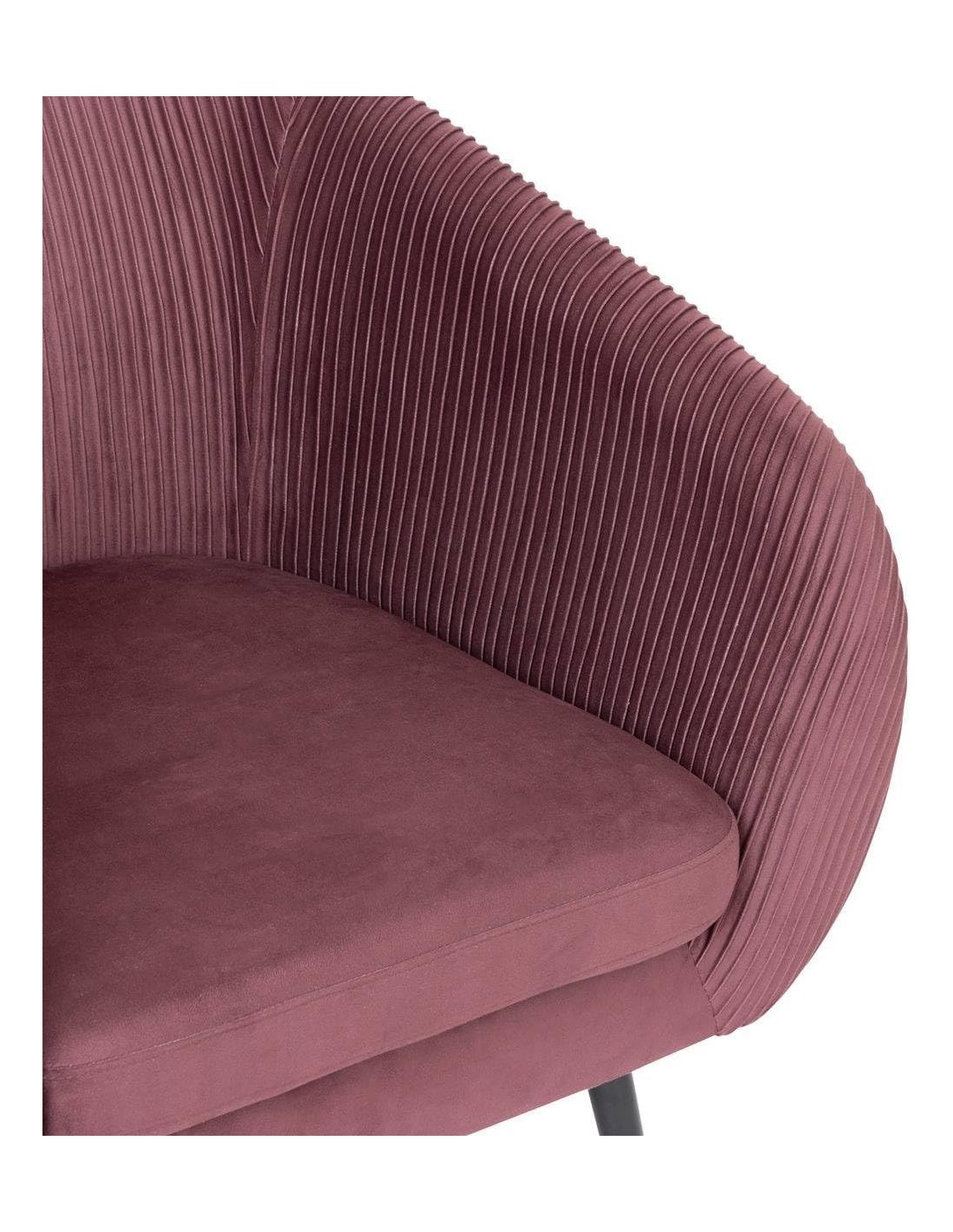 Poltrona Solaro Atmosphera in velluto prugna | shopincasa.it