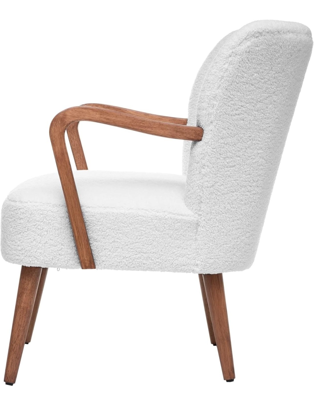 Poltrona Chiara Atmosphera in bouclette bianco | shopincasa.it
