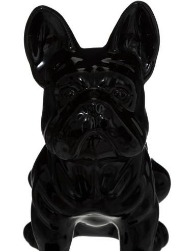 Statuetta Bulldog in gress nero Atmosphera 19 cm | shopincasa.it