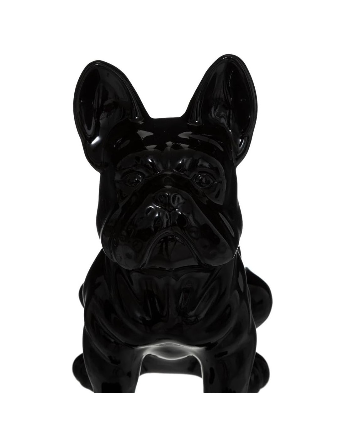 Statuetta Bulldog in gress nero Atmosphera 19 cm | shopincasa.it