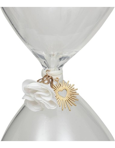 Clessidra in vetro Floral 20 cm Atmosphera shopincasa.it