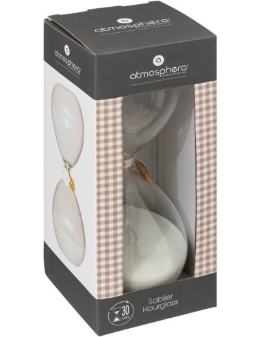 Clessidra in vetro Floral 20 cm Atmosphera shopincasa.it