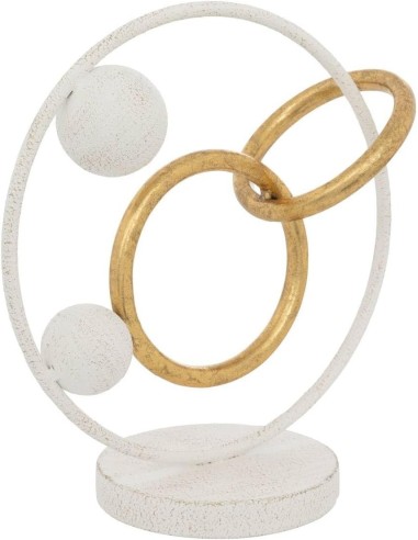 Decorazione da tavolo Rob bianca H30 cm Atmosphera shopincasa.it
