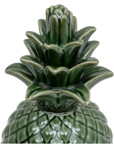 Ananas decorativo ceramica verde A. 20 cm Atmosphera shopincasa.it 2