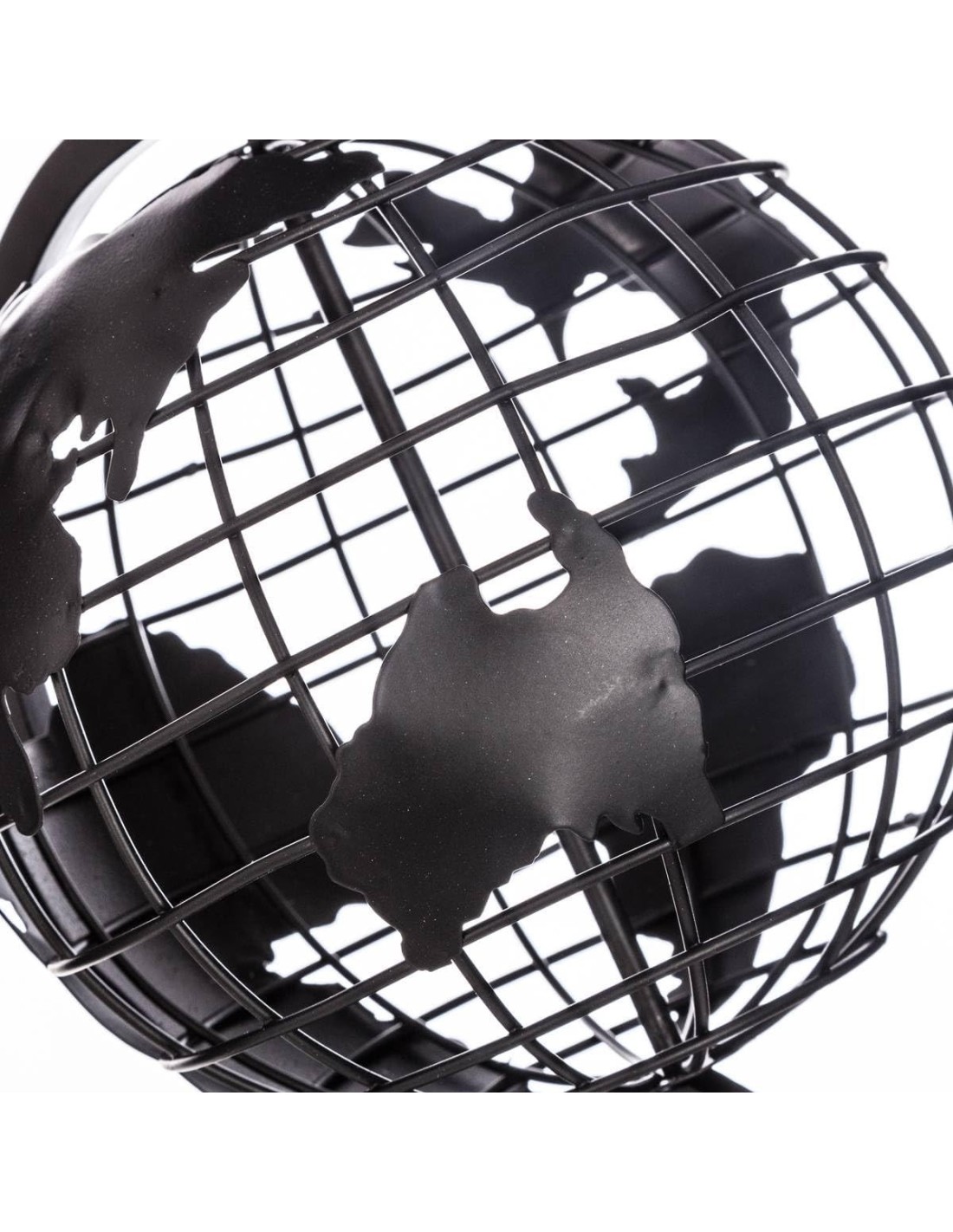 Mappamondo decorativo metallo nero Atmosphera 29,5 cm shopincasa.it