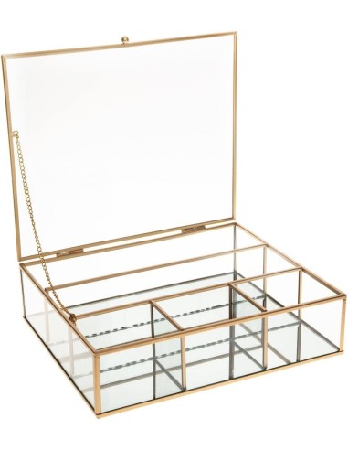 Portagioie Mood Atmosphera Dorato 27x7,5 cm shopincasa.it