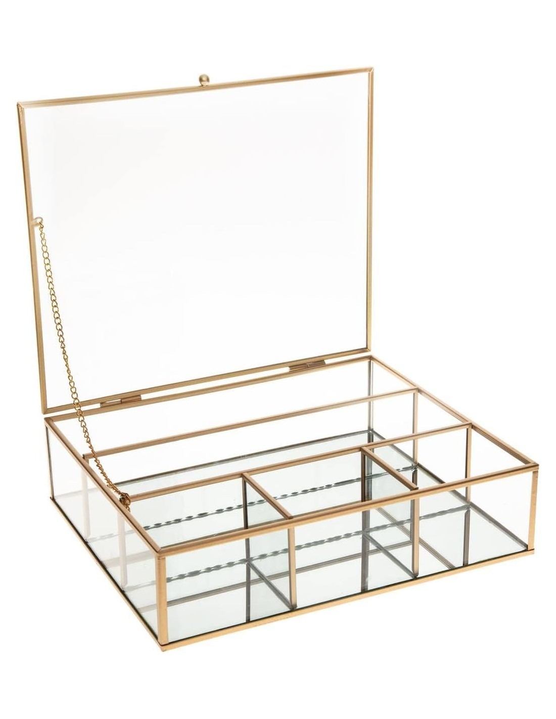 Portagioie Mood Atmosphera Dorato 27x7,5 cm shopincasa.it