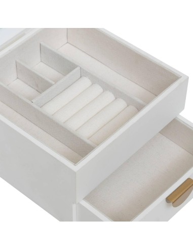 Scatola portagioie Wild Atmosphera Legno Bianco 20x20 cm shopincasa.it