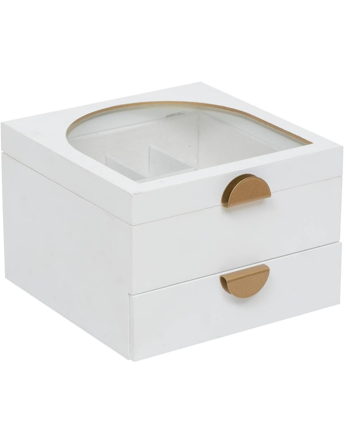 Scatola portagioie Wild Atmosphera Legno Bianco 20x20 cm shopincasa.it