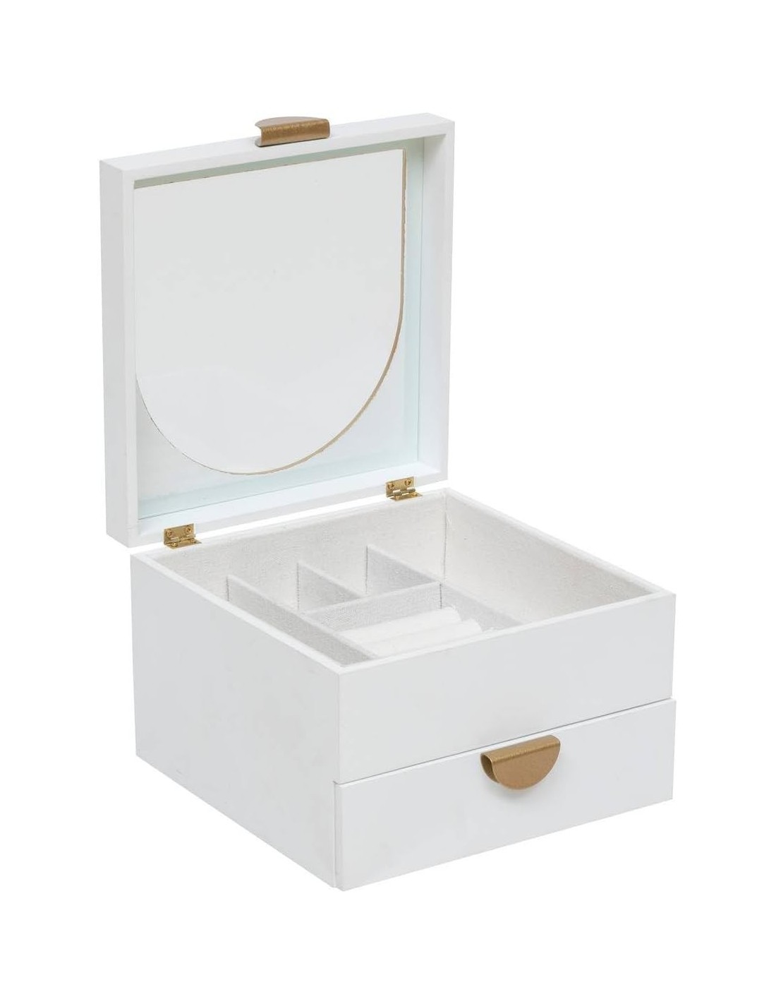 Scatola portagioie Wild Atmosphera Legno Bianco 20x20 cm shopincasa.it