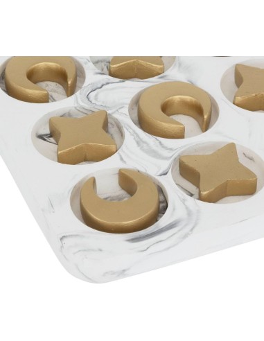 Tris Wild Romance Atmosphera 18x18 cm Cemento Bianco con stelle e luna shopincasa.it